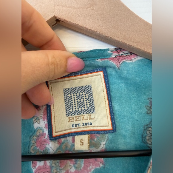 BELL floral patterned blouse silk and cotton - Picture 5 of 8